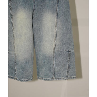クロップドワイドデニムパンツ chw26s375 （ブルー）｜詳細画像