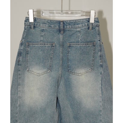 クロップドワイドデニムパンツ chw26s375 （ブルー）｜詳細画像