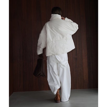 ハイネックフェイクダウンジャケット chw26a130 （ブラック）｜詳細画像