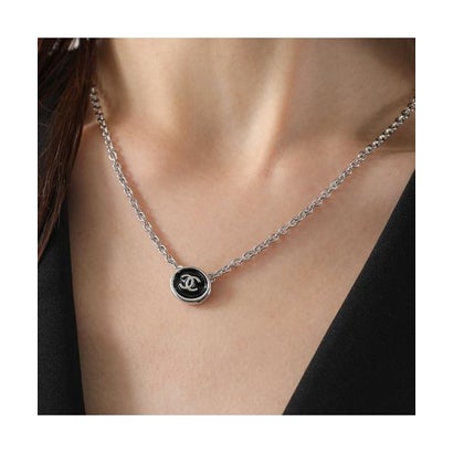 シャネル CHANEL CHANEL ネックレス ABI265 B26622 （UF100/シルバー×ブラック）｜詳細画像