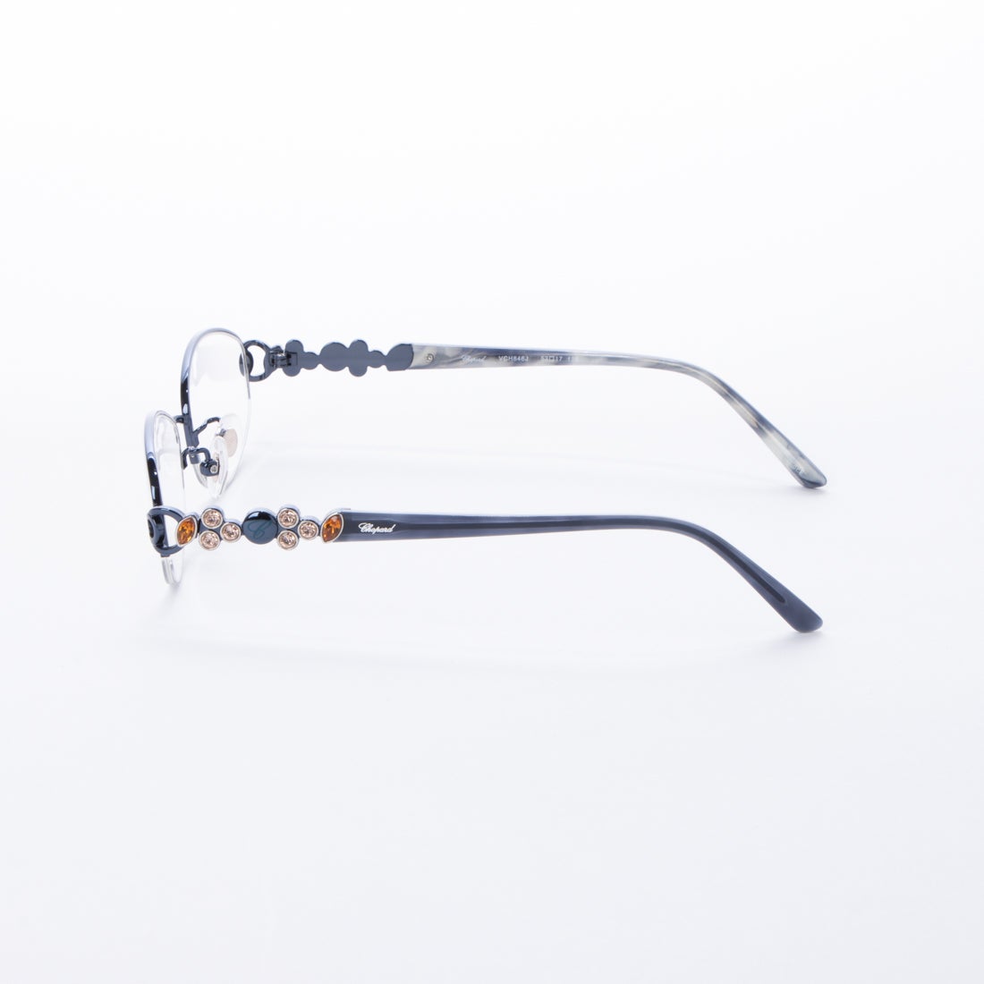 ショパール Chopard メガネ 眼鏡 アイウェア レディース メンズ （ネイビー）