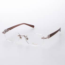 メガネ 眼鏡 アイウェア レディース メンズ （ピンク/オレンジストライプ）