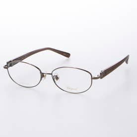 メガネ 眼鏡 アイウェア レディース メンズ （グレイッシュブラウン/ゴールドストライプ）