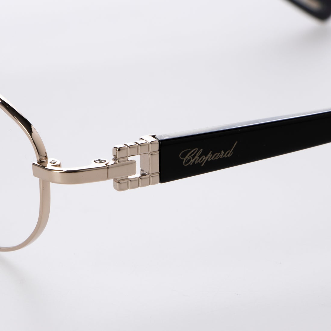 ショパール Chopard メガネ 眼鏡 アイウェア レディース メンズ （ホワイトゴールド/ブラック）