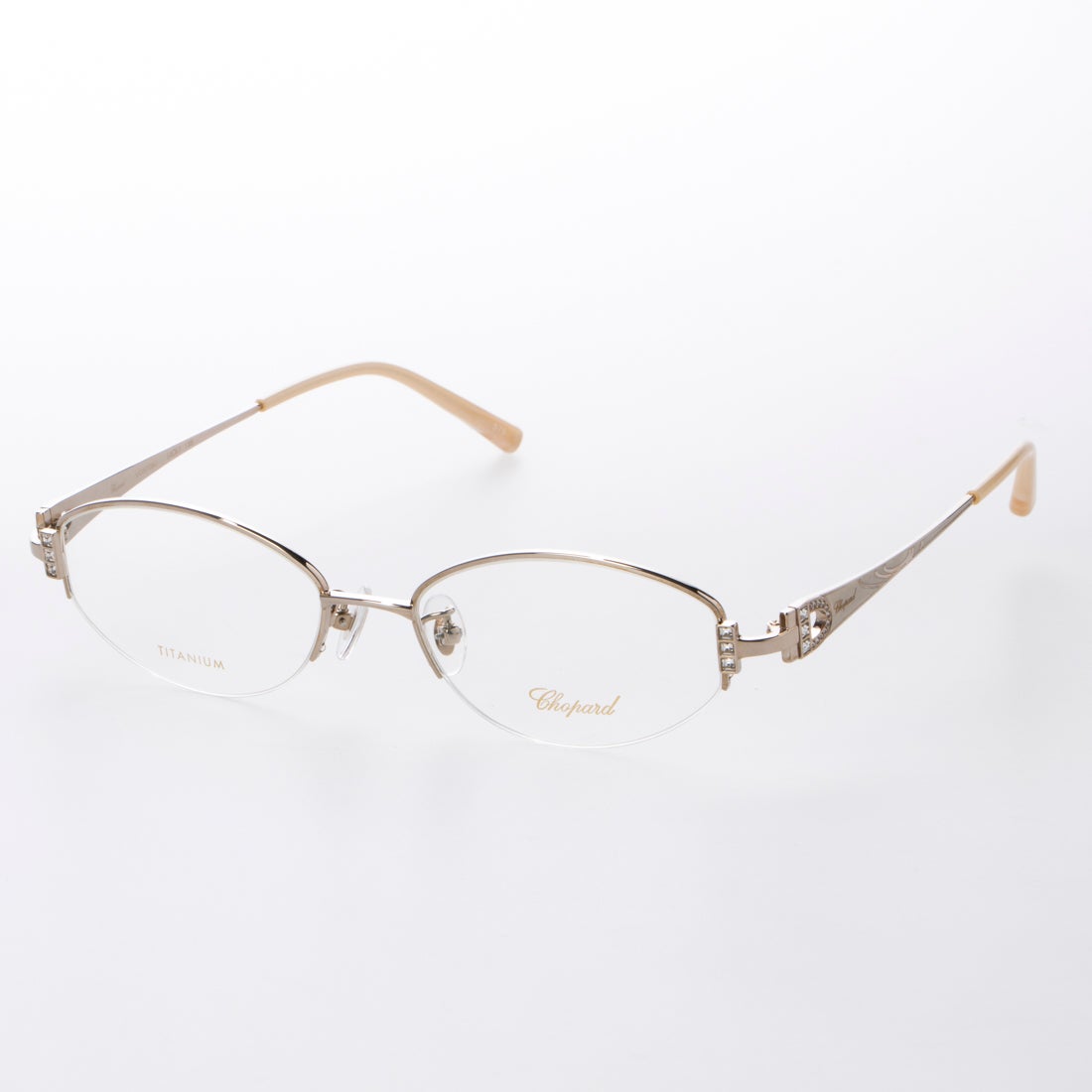 ショパール Chopard メガネ 眼鏡 アイウェア レディース メンズ （ホワイトゴールド） -waja bazar - 海外ファッション