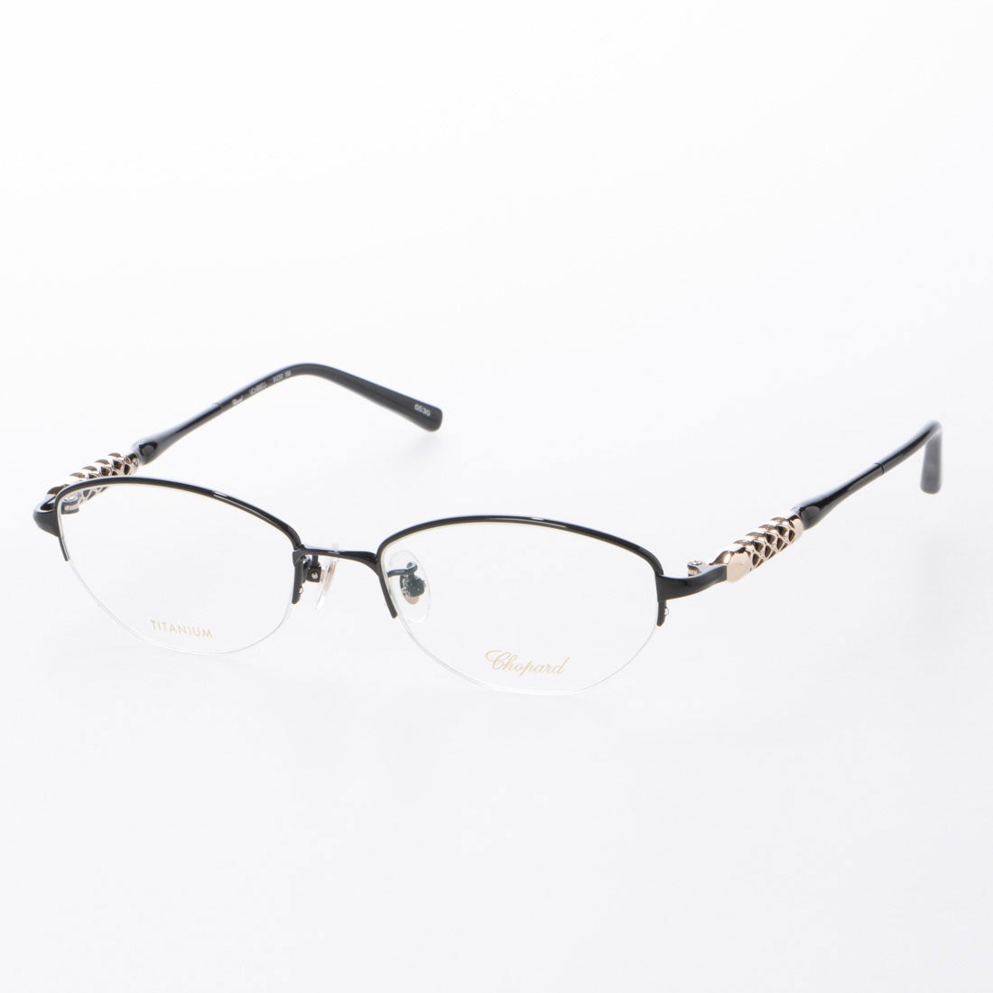 ショパール Chopard メガネ 眼鏡 アイウェア レディース メンズ （ブラック）