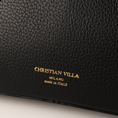 クリスチャン ヴィラ CHRISTIAN VILLA ベーシックミディアムハンドバッグ （ブラック）｜詳細画像