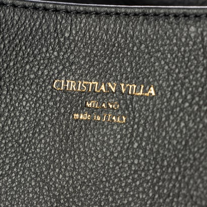 クリスチャン ヴィラ CHRISTIAN VILLA ベーシックレザートートバッグ （ブラック）｜詳細画像
