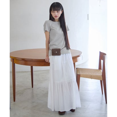ラウンドネック半袖Tシャツ （杢グレー／半袖）｜詳細画像