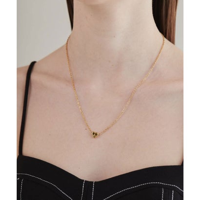 シーテ ciite' 【 金属アレルギー対応 】 イニシャルハートネックレス サージカルステンレス （Q）｜詳細画像