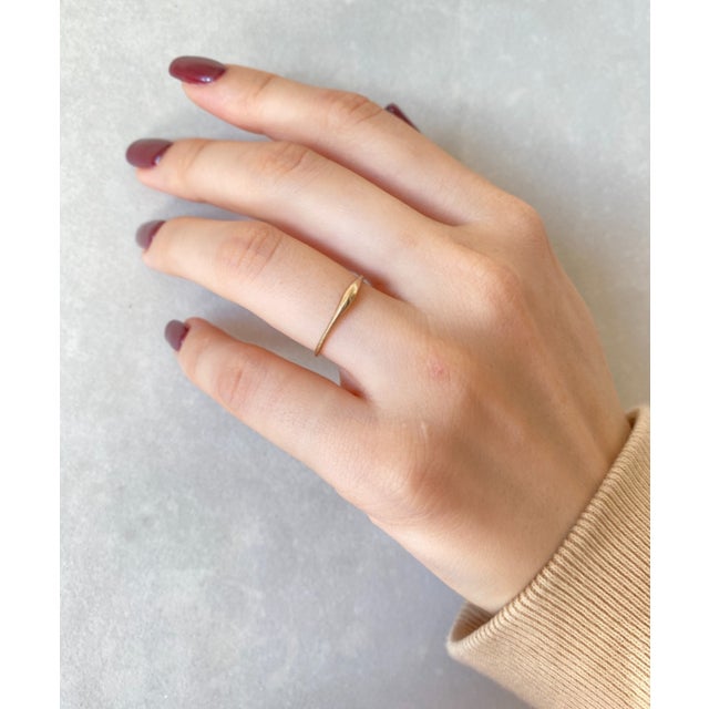 simple smooth ring （ゴールド）