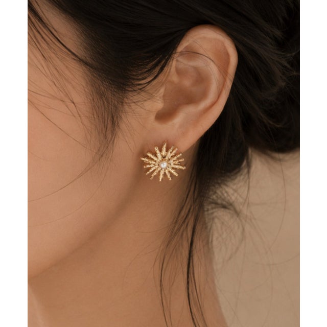 デイジーパール ピアス （ゴールド）