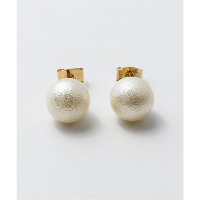 【10mm】 選べるパールピアス （コットンパール / アクリルパール） （ホワイト系その他）｜詳細画像