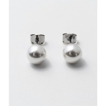 【8mm】 選べるパールピアス （コットンパール / アクリルパール） （ホワイト系その他）｜詳細画像