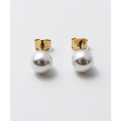 【8mm】 選べるパールピアス （コットンパール / アクリルパール） （ホワイト系その他）｜詳細画像