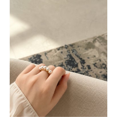 plump pearl ring / プランプ パール リング （ゴールド）｜詳細画像