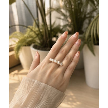 plump pearl ring / プランプ パール リング （ゴールド）｜詳細画像
