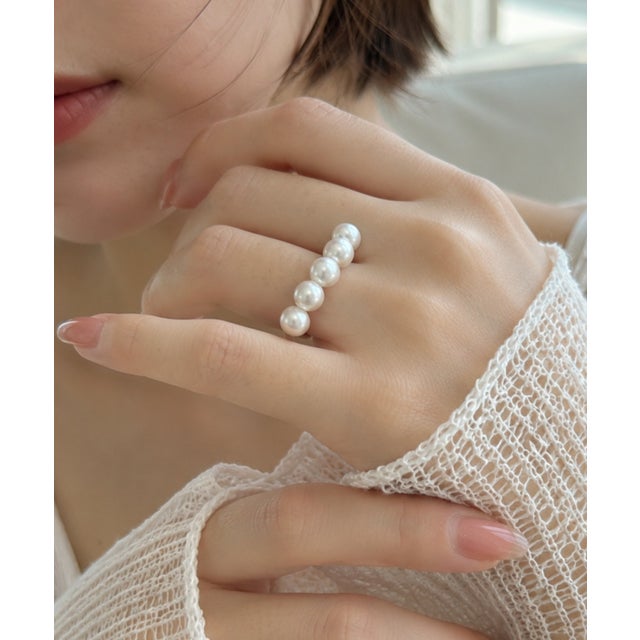 plump pearl ring / プランプ パール リング （ゴールド）