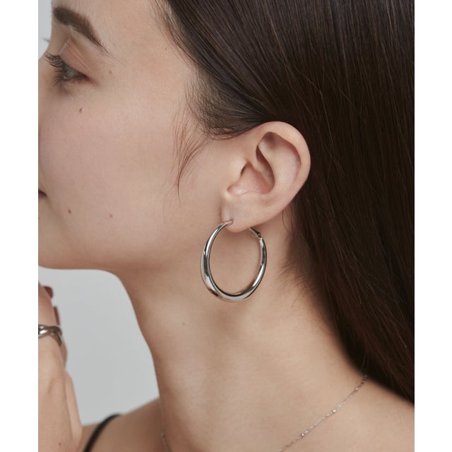 リングフープピアス （シルバー）