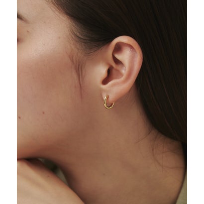 ミニシンプルフープピアス （ゴールド）｜詳細画像