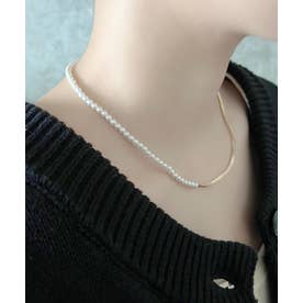 pearl chain necklace / パール チェーン ネックレス （ゴールド）