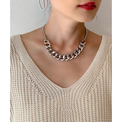 シーテ ciite' metal chain necklace / メタルチェーンネックレス （シルバー）｜詳細画像