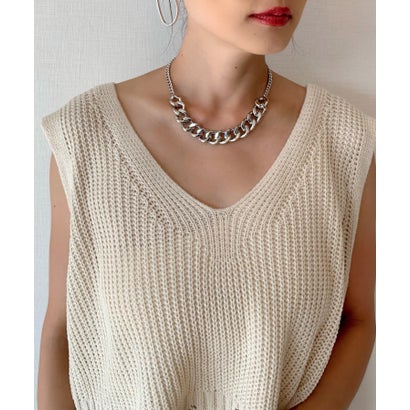 シーテ ciite' metal chain necklace / メタルチェーンネックレス （シルバー）｜詳細画像
