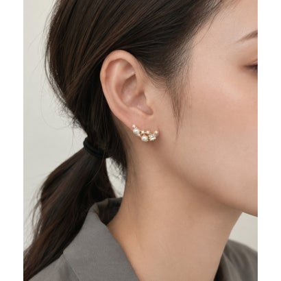 シーテ ciite' パールビジューピアス （ゴールド）｜詳細画像