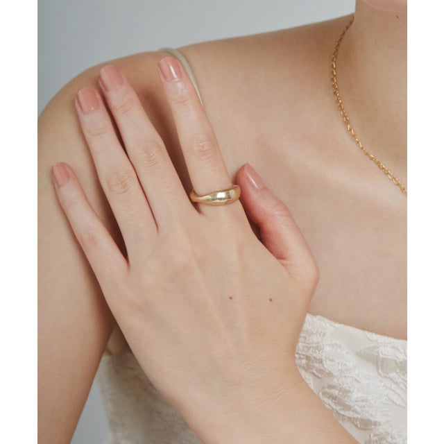 mat simple ring / マットシンプルリング （ゴールド）