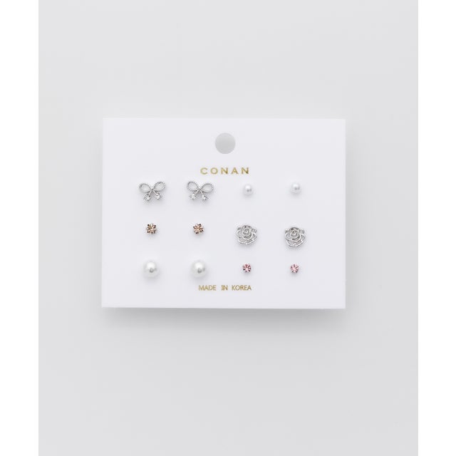 ピアス 6セット / pierce 6 set （シルバー）