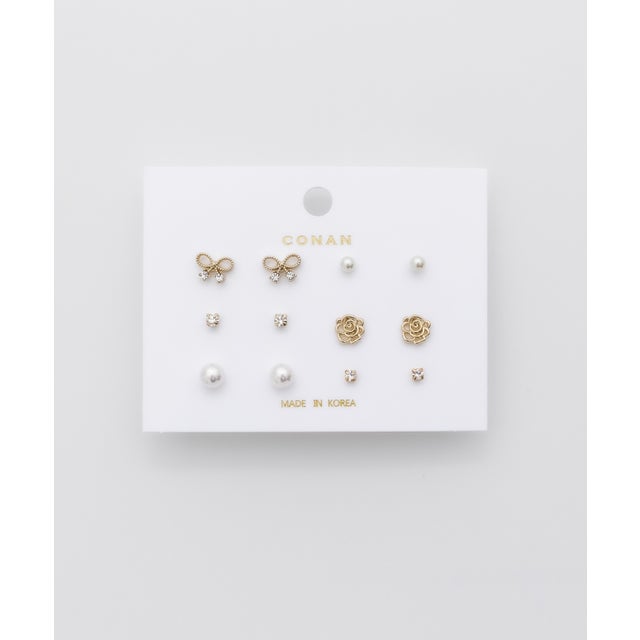 ピアス 6セット / pierce 6 set （ゴールド）