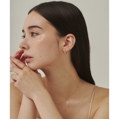ドロップフープピアス / drop hoop pierce （シルバー）｜詳細画像