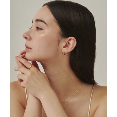 ドロップフープピアス / drop hoop pierce （シルバー）｜詳細画像