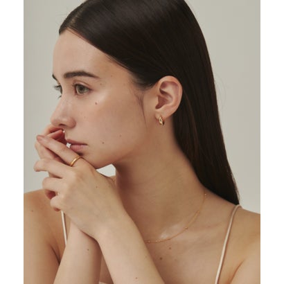 ドロップフープピアス / drop hoop pierce （シルバー）｜詳細画像