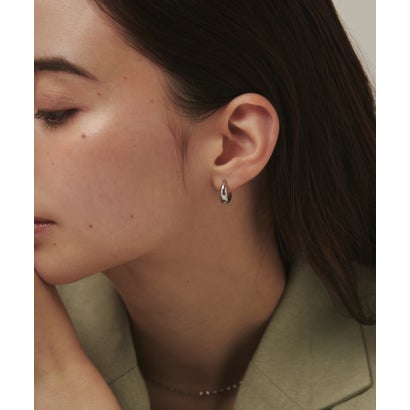ドロップフープピアス / drop hoop pierce （シルバー）｜詳細画像