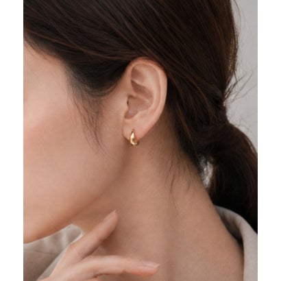 ドロップフープピアス / drop hoop pierce （ゴールド）｜詳細画像