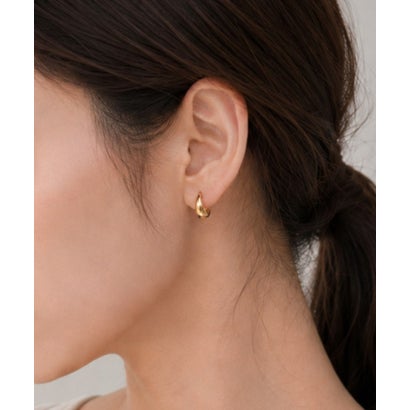 ドロップフープピアス / drop hoop pierce （ゴールド）｜詳細画像