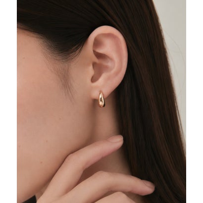 ドロップフープピアス / drop hoop pierce （ゴールド）｜詳細画像