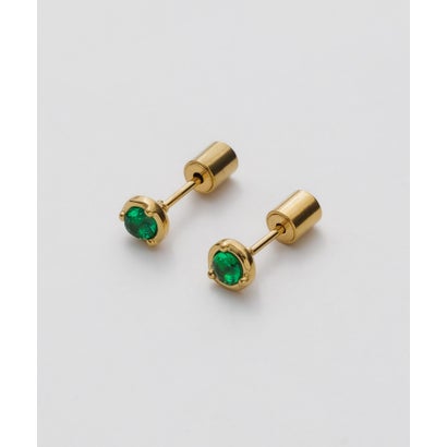 シーテ ciite' 【 金属アレルギー対応 】 シンプルカラービジュー ピアス （ブラック）｜詳細画像