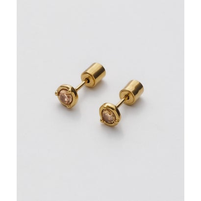 シーテ ciite' 【 金属アレルギー対応 】 シンプルカラービジュー ピアス （ブラック）｜詳細画像