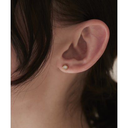 シーテ ciite' 【 金属アレルギー対応 】 シンプルカラービジュー ピアス （グリーン）｜詳細画像