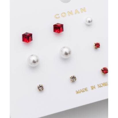 ピアス 6セット / pierce 6 set （ブラック）｜詳細画像