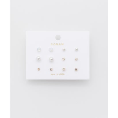 ピアス 6セット / pierce 6 set （ブラック）｜詳細画像