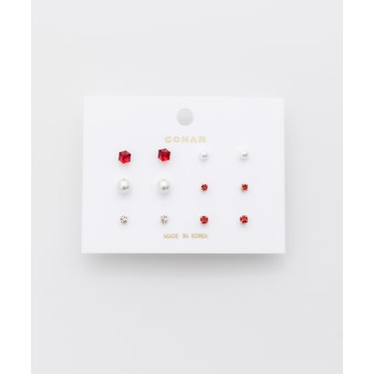 ピアス 6セット / pierce 6 set （ブラック）｜詳細画像