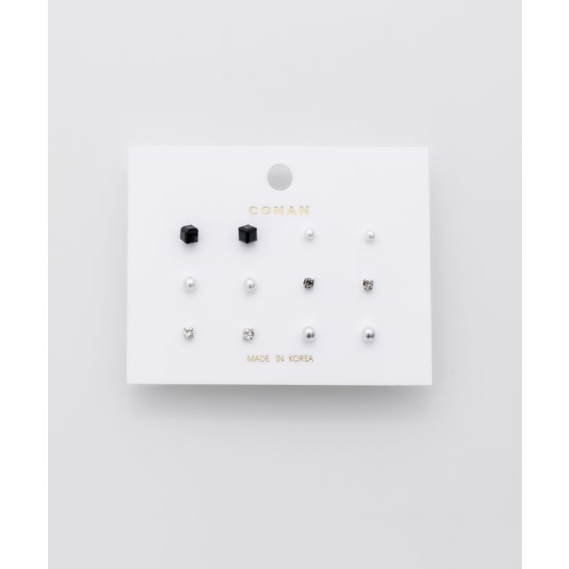 ピアス 6セット / pierce 6 set （ブラック）