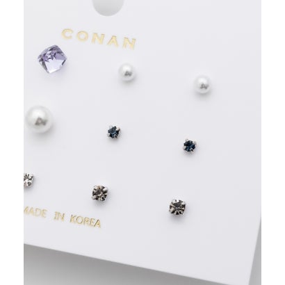 シーテ ciite' ピアス 6セット / pierce 6 set （パープル）｜詳細画像