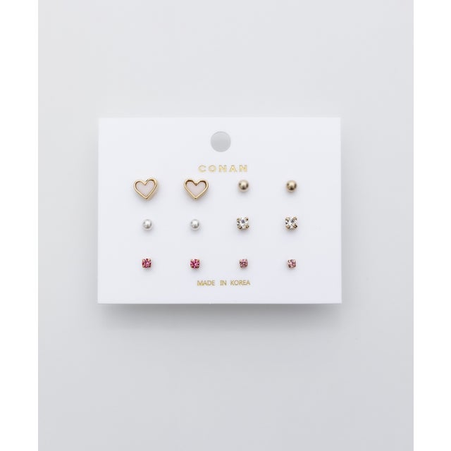 ピアス 6セット / pierce 6 set （ピンク）