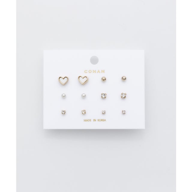 ピアス 6セット / pierce 6 set （ホワイト）