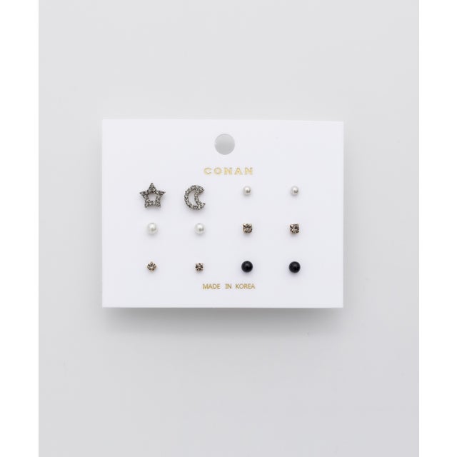 ピアス 6セット / pierce 6 set （ブラック）