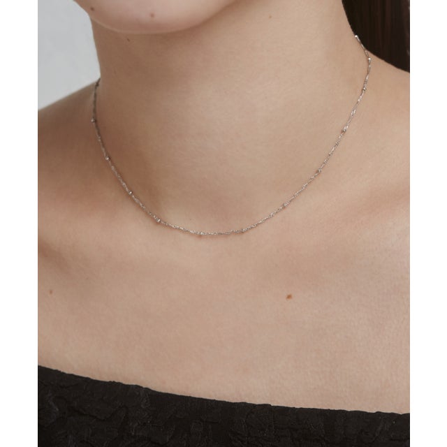 simple chain necklace / シンプルチェーンネックレス （シルバー）
